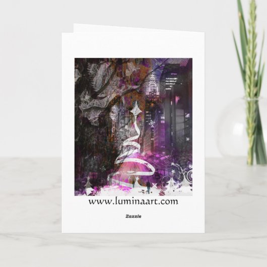 Kerstkaart Feestdagen Kaart (Achterkant)