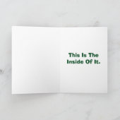 Kerstkaart Feestdagen Kaart (Binnen)