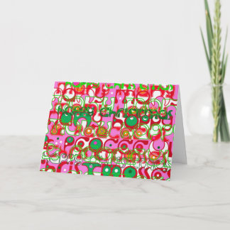 kerstkaart feestdagen kaart