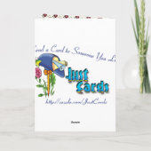 kerstkaart feestdagen kaart (Achterkant)