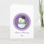 kerstkaart feestdagen kaart (Achterkant)