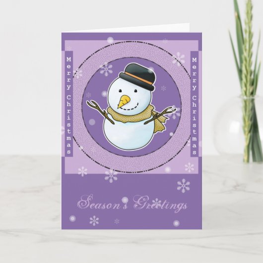 kerstkaart feestdagen kaart (Voorkant)