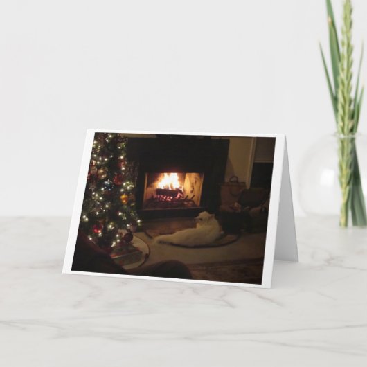 Kerstkaart Feestdagen Kaart (Voorkant)