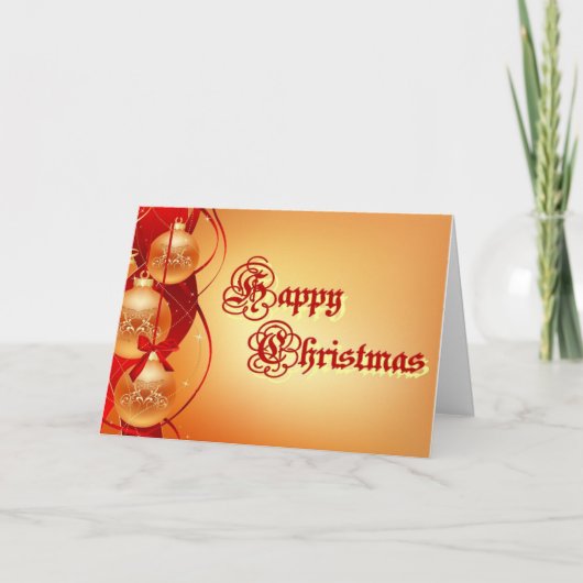 Kerstkaart Feestdagen Kaart (Voorkant)