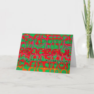 kerstkaart feestdagen kaart