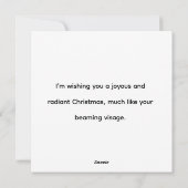 Kerstkaart! Feestdagenkaart (Achterkant)