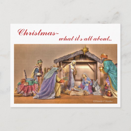 kerstkaart feestdagenkaart (Voorkant)