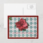 kerstkaart feestdagenkaart (Voorkant / Achterkant)