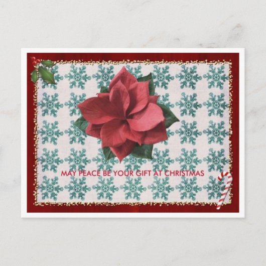 kerstkaart feestdagenkaart (Voorkant)