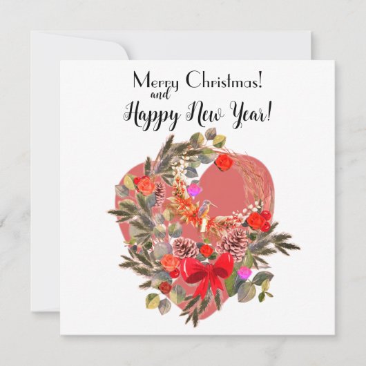 Kerstkaart! Feestdagenkaart (Voorkant)