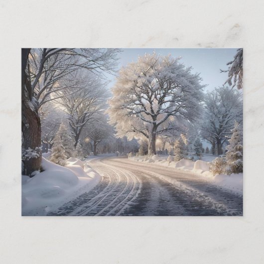 kerstkaart feestdagenkaart (Voorkant)