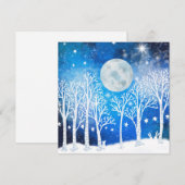 Kerstkaart 'Festive Galaxy', blanco binnenkant (Voorkant / Achterkant)