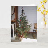 "Kerstkaart 'Firehall Christmas'" Kaart (Gele Bloem)