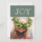 Kerstkaart Foto Sjabloon (Voorkant)