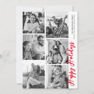 Kerstkaart Fotocabine - Candy Cane Rood