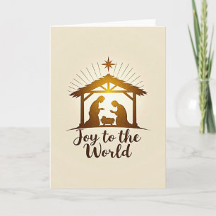Kerstkaart Geboorte 'Vreugde voor de Wereld' Kaart