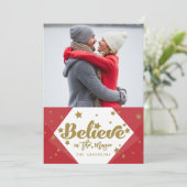 Kerstkaart 'Geloof in de Magie' (Staand voorkant)