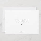 Kerstkaart 'Geloof Liefde Hoop' BEWERKBARE KLEUR (Achterkant)