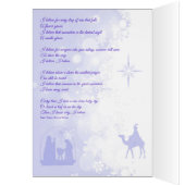 kerstKaart: Geloof me (Binnen (Links))