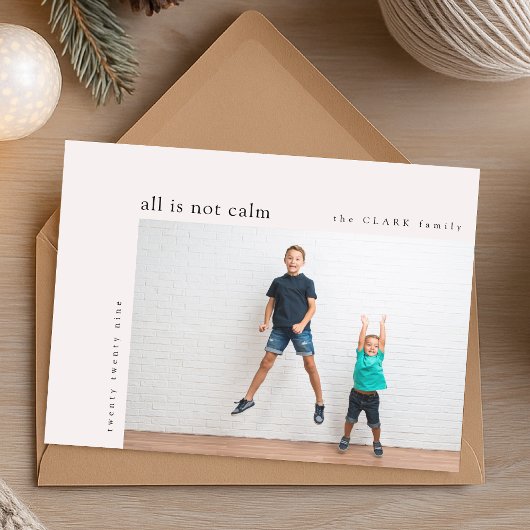 Kerstkaart | Grappig Modern Niet Alles Is Koek En