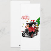 Kerstkaart groet (Voorkant / Achterkant)
