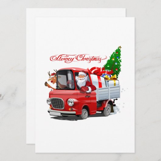 Kerstkaart groet (Voorkant / Achterkant)