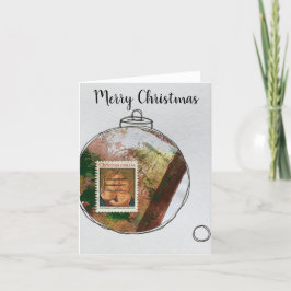 Kerstkaart - handgetekende versiering 2020-3 bedankkaart