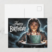 Kerstkaart Happy Birthday 2026