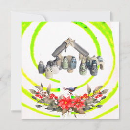 Kerstkaart in enveloppe