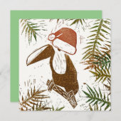 Kerstkaart in enveloppe formaat (Voorkant / Achterkant)