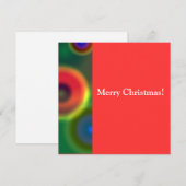 Kerstkaart in enveloppe formaat (Voorkant / Achterkant)