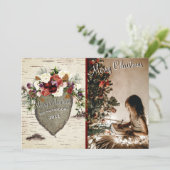 Kerstkaart in enveloppe formaat (Staand voorkant)