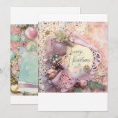 Kerstkaart in envelopvorm (Voorkant / Achterkant)