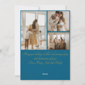 Kerstkaart in envelopvorm (Achterkant)