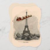  kerstkaart in Parijs (Voorkant / Achterkant)