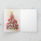 kerstkaart kaart (Binnen)