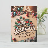 kerstkaart kaart (Staand voorkant)