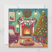 kerstkaart kaart (Voorkant)