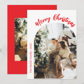 Kerstkaart Kaart (Voorkant / Achterkant)