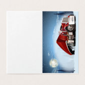 kerstkaart kaart (Buitenkant ongevouwen)