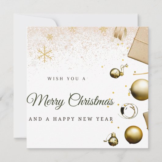 Kerstkaart Kaart (Voorkant)