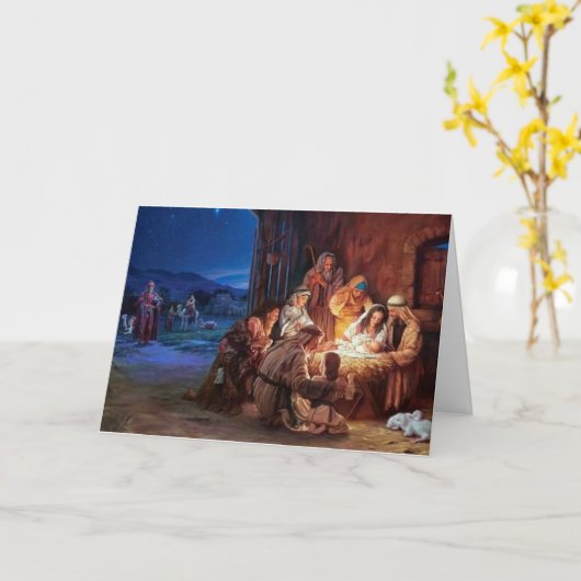 Kerstkaart Kaart (Gele Bloem)