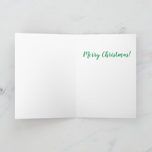 kerstkaart kaart (Binnen)