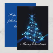 Kerstkaart. Kaart (Voorkant / Achterkant)