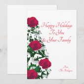 KERSTKAART KAART (Voorkant / Achterkant)