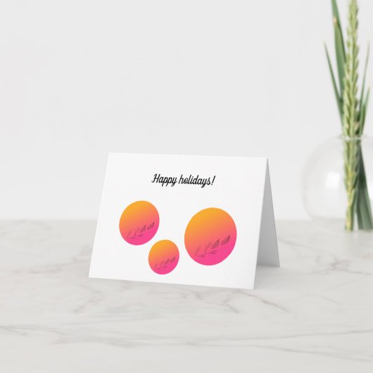 Kerstkaart Kaart (Voorkant)