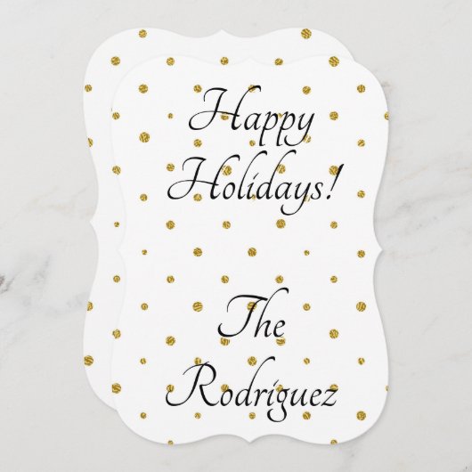 kerstkaart kaart (Voorkant / Achterkant)