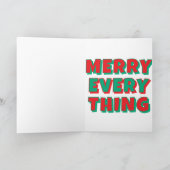 kerstkaart kaart (Binnen)