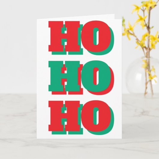 kerstkaart kaart (Gele Bloem)