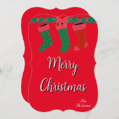 Kerstkaart Kaart (Voorkant / Achterkant)